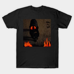 Spooky Black Cat T-Shirt